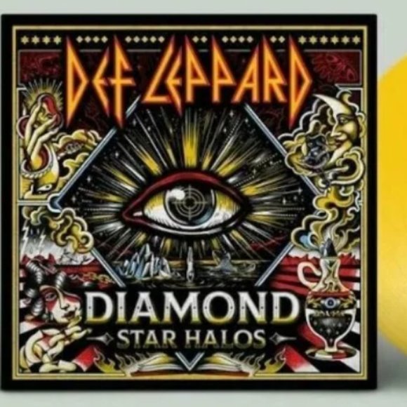 Def Leppard Diamond Star Halos 2-LP ~ Exclusive Colored Vinyl + Litho ~ Sealed! - Picture 2 of 4